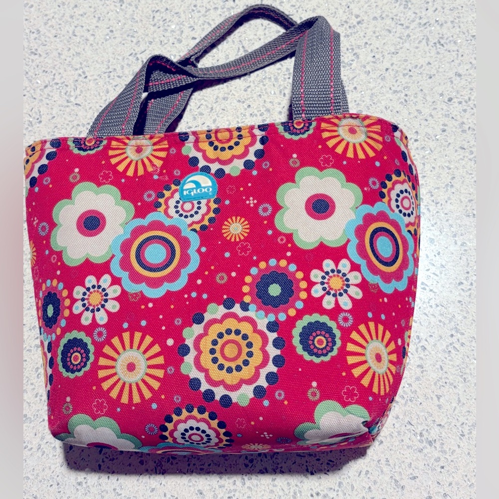 Igloo Floral Insulated Lunch Cooler Bag Sack